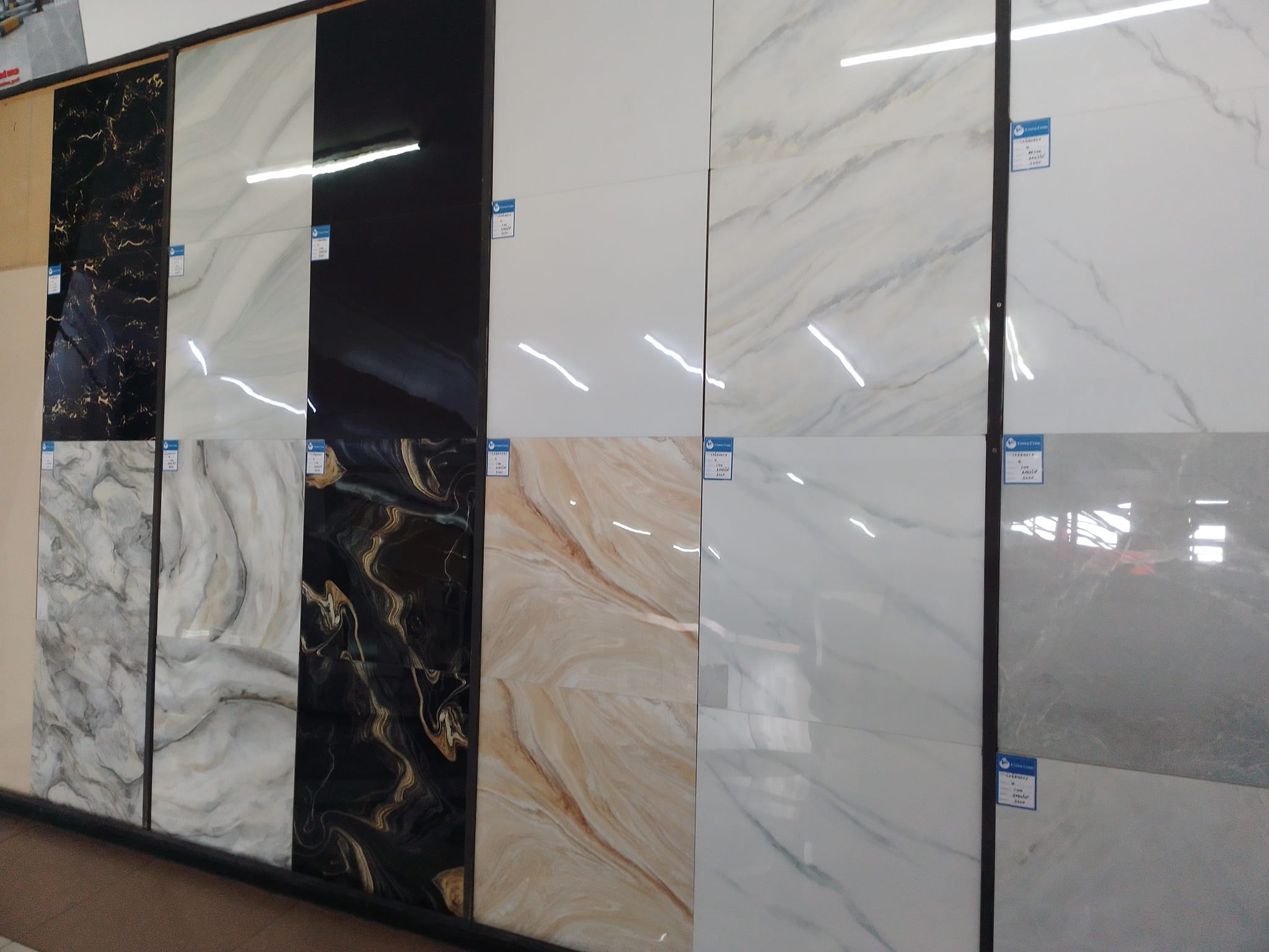 photo of micasso tiles in a showroom nairobi